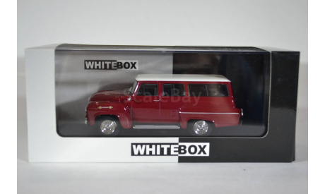 CHEVROLET Amazona 4х4 1963 красный белый, масштабная модель, WhiteBox, 1:43, 1/43