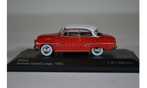 SIMCA Aronde Grand Large 1953 красныйбелый, масштабная модель, WhiteBox, scale43