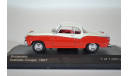 Borgward Isabella Coupe 1957 белый красный, масштабная модель, WhiteBox, scale43