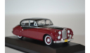 Jaguar MK VII 1954 красный черный, масштабная модель, WhiteBox, 1:43, 1/43