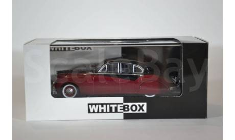 Jaguar MK VII 1954 красный черный, масштабная модель, WhiteBox, scale43