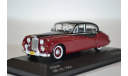 Jaguar MK VII 1954 красный черный, масштабная модель, WhiteBox, 1:43, 1/43