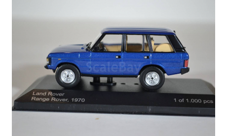 RANGE ROVER 3,5 (5 дверей) 1970 синий мет, масштабная модель, WhiteBox, 1:43, 1/43