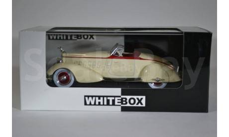 PACKARD V12 Le Baron Speedster 1934 бежевый красныйI, масштабная модель, WhiteBox, scale43