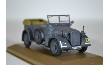 Horch-901 (Kfz.15) серый матовый, масштабная модель, Atlas, 1:43, 1/43
