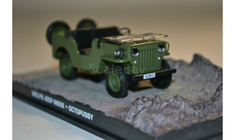 Willys jeep M606  (007 Octopussy), сборная модель автомобиля, Ge Fabbri, scale43