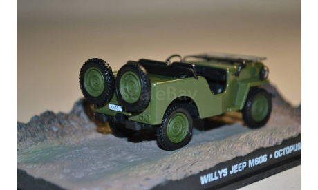 Willys jeep M606  (007 Octopussy), сборная модель автомобиля, Ge Fabbri, scale43