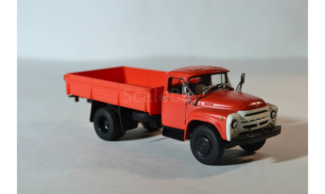 ЗИЛ 130 красный, масштабная модель, Автоистория (АИСТ), scale43