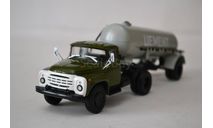 Зил 130В1 с п.пр ТЦ 4 сер.зел, масштабная модель, Автоистория (АИСТ), 1:43, 1/43