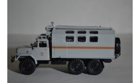 Зил 131 Кунг МЧС (100398), масштабная модель, Автоистория (АИСТ), scale43