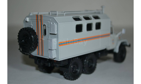 Зил 131 Кунг МЧС (100398), масштабная модель, Автоистория (АИСТ), scale43