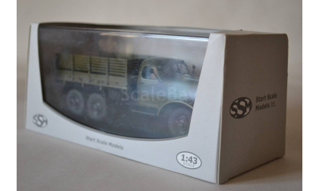 ЗИЛ 157 бортовой, хаки, масштабная модель, Start Scale Models (SSM), scale43