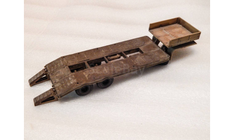 Полуприцеп ЧМЗАП-5523 со следами земли, 1/43, масштабная модель, AVD Models, scale43