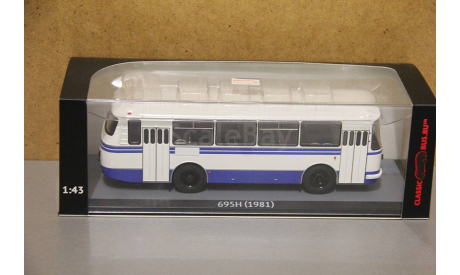 Модель Лаз 695Н бело-синий Classicbus 1:43, масштабная модель, scale43