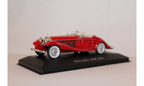 Mercedes-Benz 540K red - 1936, масштабная модель, 1:43, 1/43, Altaya