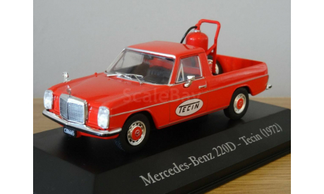 !!!C 1 Рубля!!! Mercedes-Benz 220D/8 Binz ’Tecin’ W115 1972 красный Altaya 1:43, масштабная модель, 1/43