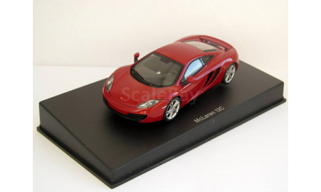 McLaren MP4-12C 2011 красный AUTOart 1:43 56008, масштабная модель, scale43