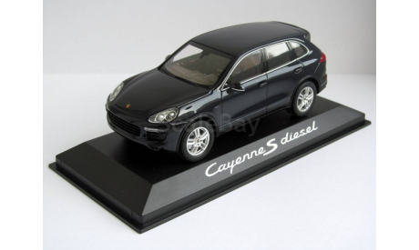 !!!C 1 Рубля!!! Porsche Cayenne E2 II S (958) Diesel 2015 тёмно-синий Minichamps 1:43 WAP0200080E, масштабная модель, scale43