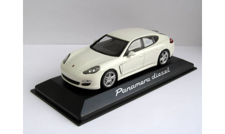 !!!C 1 Рубля!!! Porsche Panamera Diesel 2012 белый Minichamps 1:43 WAP0200090C, масштабная модель, scale43