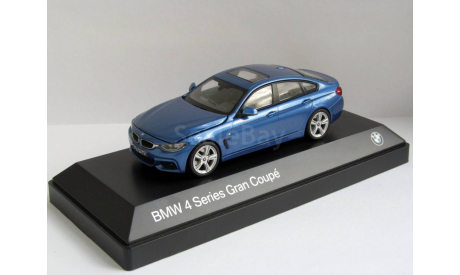 !!!C 1 Рубля!!! BMW 4er F36 Gran Coupé 2014 синий металлик Kyosho 1:43, масштабная модель, 1/43