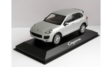 !!!C 1 Рубля!!! Porsche Cayenne E2 2014 серебристый Minichamps 1:43 WAP0200020E, масштабная модель, scale43