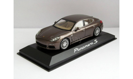 !!!C 1 Рубля!!! Porsche Panamera S 2014 светло-коричневый металлик Minichamps 1:43 WAP0203400E, масштабная модель, scale43