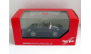 Porsche 911 (991 II) Targa 4S 2016 чёрный Herpa 1:43, масштабная модель, scale43