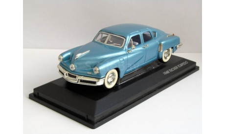 !!!C 1 Рубля!!! Tucker Torpedo Sedan 1948 голубой Yat Ming 1:43 Signature Series 43201, масштабная модель, 1/43