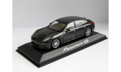 !!!C 1 Рубля!!! Porsche Panamera 4S 2012 тёмно-серый Minichamps 1:43 WAP0205100E, масштабная модель, scale43