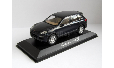 !!!C 1 Рубля!!! Porsche Cayenne S 2015 тёмно-синий Minichamps 1:43 WAP0200060E, масштабная модель, scale43