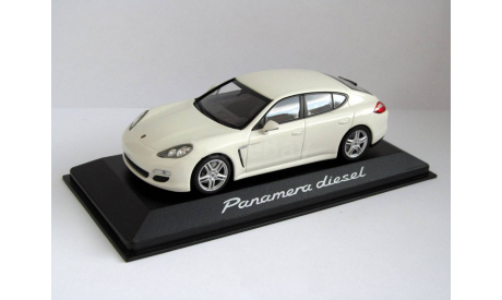 !!!C 1 Рубля!!! Porsche Panamera Diesel 2012 белый Minichamps 1:43 WAP0200090C, масштабная модель, scale43