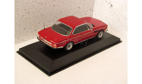 BMW 3.0 CS E9 красный Minichamps 1:43 410029020, масштабная модель, scale43
