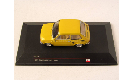 Polski FIAT 126p жёлтый IST Models 1:43 IST072, масштабная модель, scale43
