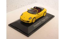 Porsche 911 (991 II) Targa 4 GTS жёлтый Herpa 1:43 HER071499, масштабная модель, scale43