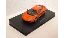 McLaren 12C оранжевый AUTOart 1:43 56006, масштабная модель, scale43