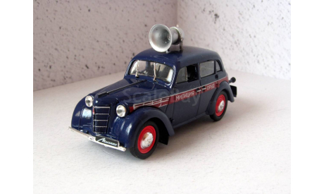 Москвич-400 ОРУД DeAgostini 1:43 ’Автомобиль на службе’ 6, масштабная модель, Автомобиль на службе, журнал от Deagostini, scale43