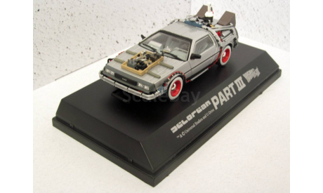 DeLorean DMC 12 ’Back to the Future III’ Aoshima 1:43 054-263-2595, масштабная модель, scale43