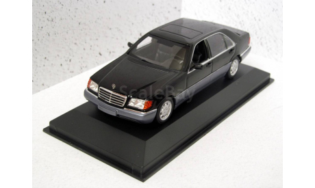 Mercedes-Benz 600 SEL W140 чёрный Minichamps / MaXichamps 1:43 940035400, масштабная модель, scale43