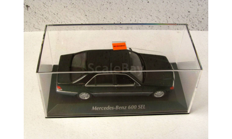 Mercedes-Benz 600 SEL W140 чёрный Minichamps / MaXichamps 1:43 940035400, масштабная модель, scale43