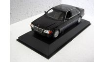 Mercedes-Benz 600 SEL W140 чёрный Minichamps / MaXichamps 1:43 940035400, масштабная модель, scale43