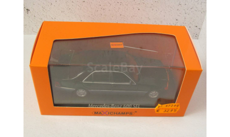 Mercedes-Benz 600 SEL W140 чёрный Minichamps / MaXichamps 1:43 940035400, масштабная модель, scale43