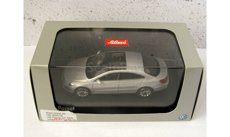 Volkswagen Passat CC серебристый Schuco  1:43 дилерская 3C8 099 300 A7W, масштабная модель, scale43