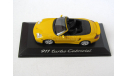 Porsche 911 (996) Turbo Cabriolet жёлтый Minichamps 1:43 WAP02010214, масштабная модель, scale43