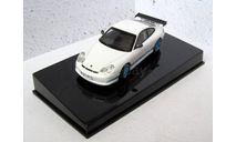 Porsche 911 (996) GT3 RS бело-синий AUTOart 1:43 60471, масштабная модель, scale43