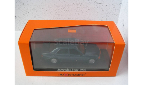 Mercedes-Benz 190E W201 синий металлик Minichamps / MaXichamps 1:43 940034101, масштабная модель, scale43
