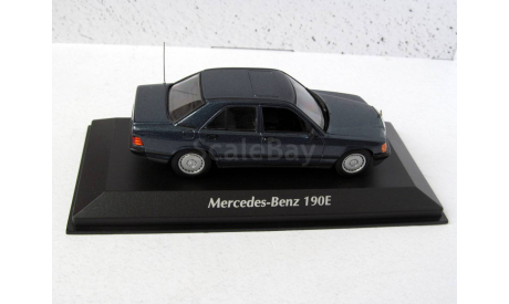 Mercedes-Benz 190E W201 синий металлик Minichamps / MaXichamps 1:43 940034101, масштабная модель, scale43