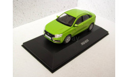 Lada Vesta зелёный металлик DeAgostini 1:43 Автолегенды Новая эпоха 1