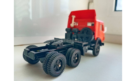 КамАЗ-5410 с полуприцепом; тент, масштабная модель, Элекон, scale43
