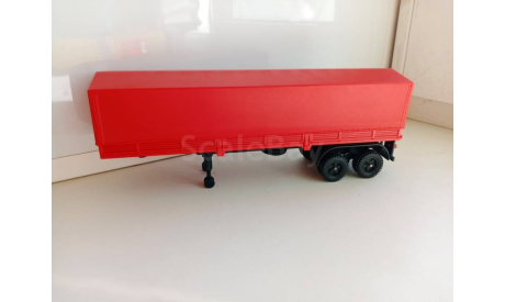КамАЗ-5410 с полуприцепом; тент, масштабная модель, Элекон, scale43