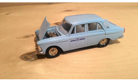 Москвич 408 «такси», масштабная модель, Агат/Моссар/Тантал, scale43